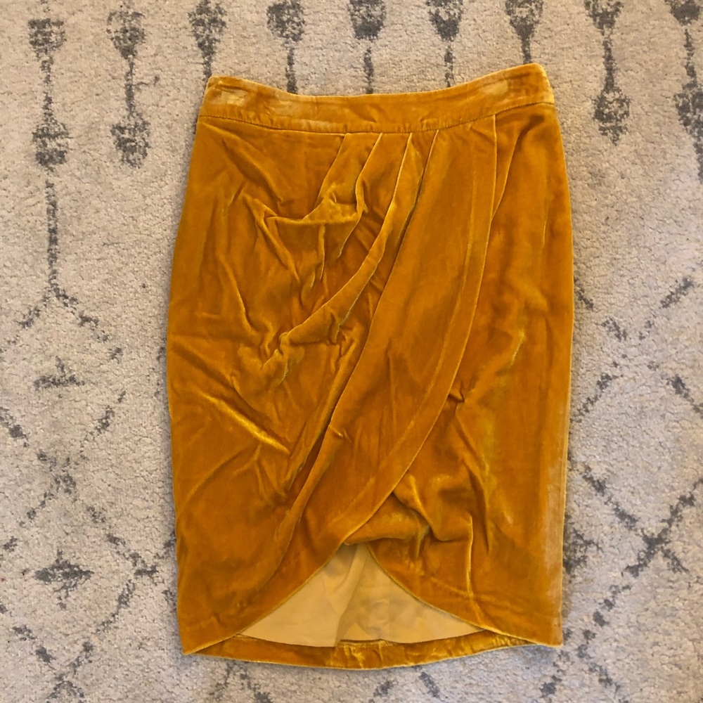 Veronica Beard Vega velvet skirt